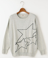 星モチーフニット