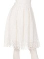 【Auntie Rosa】総スカラップレーススカート/WHT