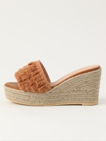 フリンジサンダル/ブラウン