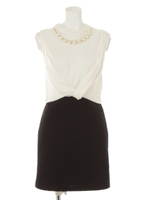 【ANAP】パールネックレス付ノースリドレス/WH