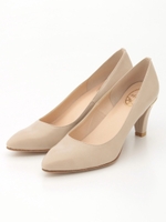 【REZOY】低反発インソールベーシックパンプス/キャメル