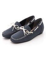 【低反発スポンジ入り】インヒールモカシン/カーキ