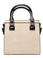 スクエアショルダーバッグ/ヌバックホワイト