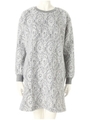 レースニットワンピース/グレー