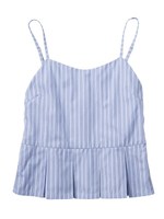 N/S PEPLUM BUSTIER/BLUE