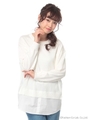 シャツドッキングチュニック/Navy