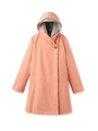 フーデッドレイヤードコート/ライトオレンジ(066)