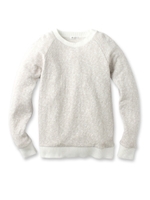 メランジ配色 プルオーバースウェット/グレー(712)