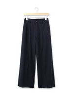 ワイドチノパンツ/ネイビー(093)