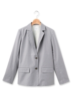 ギャバテーラードジャケット/ダークグレー(013)