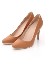 【CAMILLE BIS RANDA】ゴールドラインポインテッドトゥパンプス/BLACK