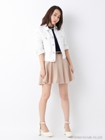 S・ベルト付ペプラムキュロット/PT/オフホワイト