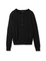 ラウンドネックニットカーディガン/カーキ(027)