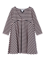 STRIPE CIRCULER DRESS/BEIGE