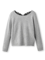 [S]レースニットプルオーバー/ブラック(019)