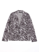 【メンズ】パイルカモフラテーラードJK/グレー