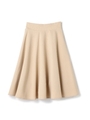 ハイウエストフレアスカート/ベージュ(040)