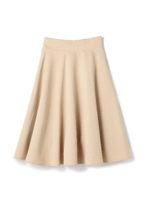ハイウエストフレアスカート/ベージュ(040)