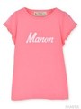 manonフリルTシャツ/ミント