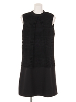 【FEMININE】ダイヤレースレイヤードOP/ホワイト