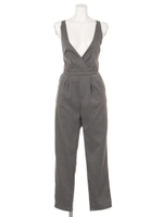 【LATINA】ストライプカシュクールオールインワン/NVY