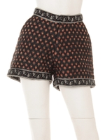 【Lady like】キルティングショートPT/ミックス