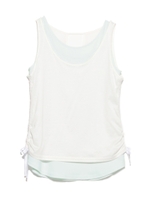 【emmi studio】シャーリングレイヤードタンク/OWHT