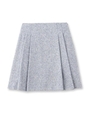 サイドタックツイード調スカート/ライトグリーン(421)