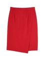 スポンジＷクロスタイトスカート/レッド(100)