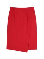 スポンジＷクロスタイトスカート/レッド(100)