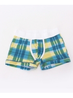 チェックボクサーショーツ/イエロー系(330)