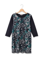 チュールフラワーチュニック/ブラック(119)