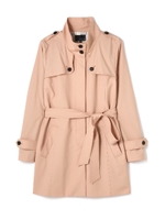 ハイゲージジャージスタンドコート/ネイビー(120)