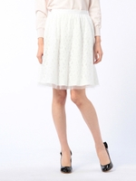 レースXチュールSK/オフホワイト