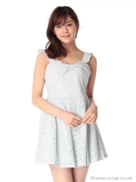 前身リボンキャミワンピース　2/ピンク