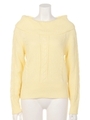 KNIT/イエロー