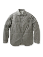 LIMONTAナイロンジャガード中綿入りブルゾン/ダークグレー(213)