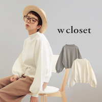 ジャージーニット オーバープルオーバー