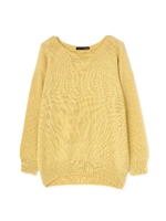 ニットプルオーバー/イエロー(060)
