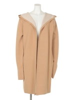 リバーシブル接結コーディガン/ベージュ