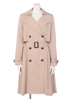 リヨセルフレアトレンチコート/ベージュ