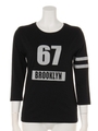 BROOKLYNチームPt7分袖Tシャツ/オフホワイト