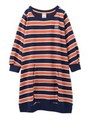 TRI-COLOR STRIPE SWEAT DRESS/グリーン