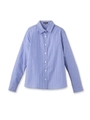[L]2WAYコットンブラウス/ライトブルー(491)
