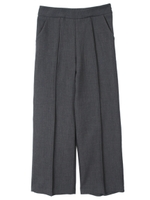 センタープレスワイドパンツ/ネイビー