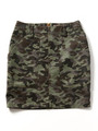 迷彩ワークスカート/カーキ