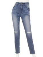 ZIPヘムクラッシュJ/W DENIMパギンス/BLU