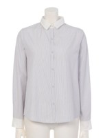 シンプルデザインシャツ/NAVY