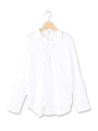 編み上げシャツ/オフホワイト(003)
