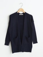 【relaxing line】リブ編みニットハオリ/オフ